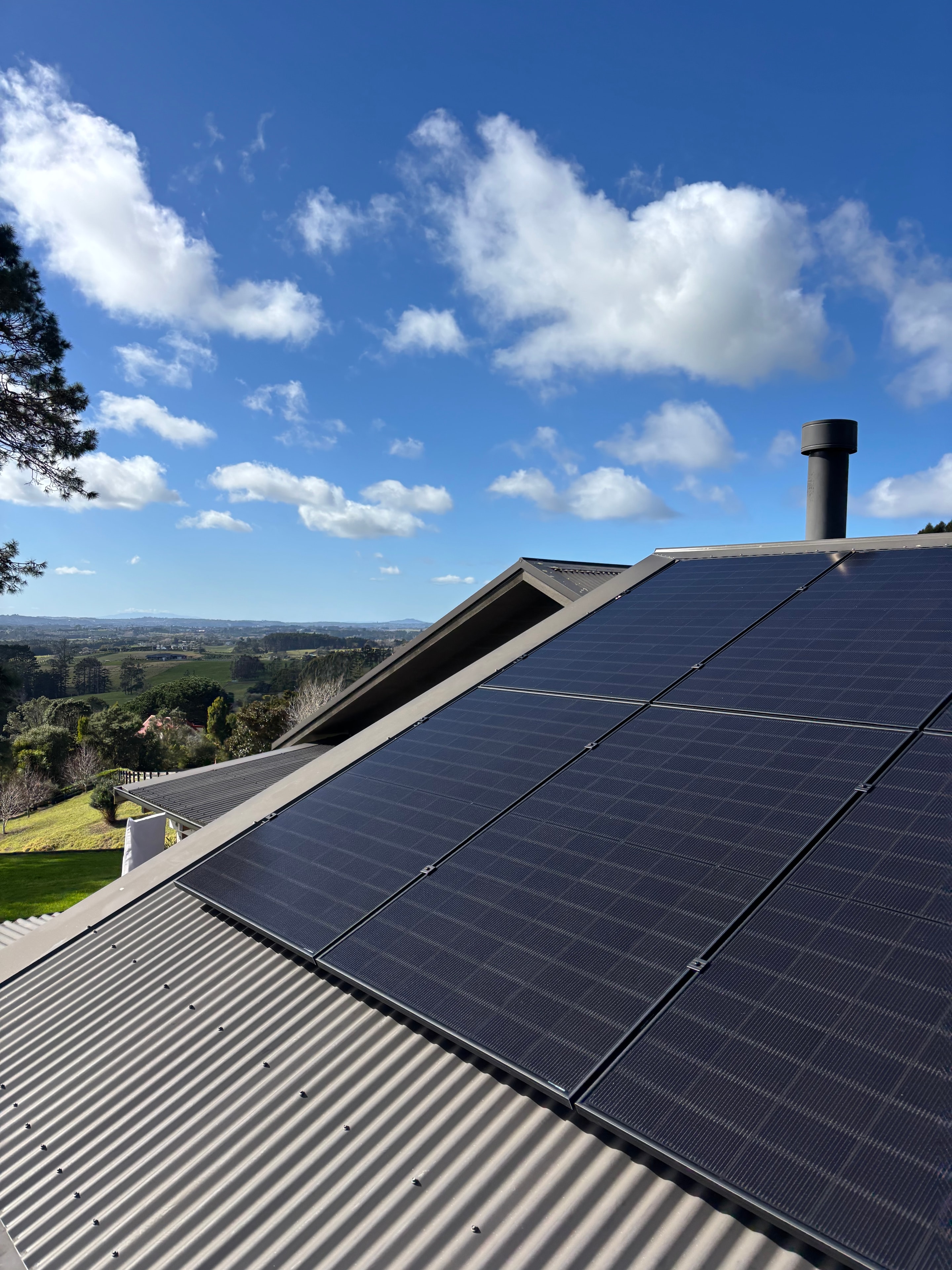Solar panel installation